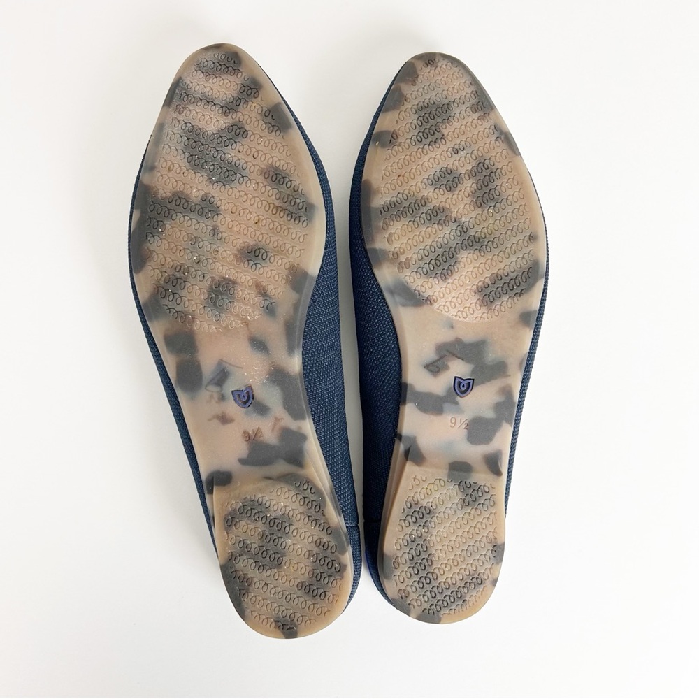 Rothy’s The Almond Demi Mule Flats Navy Blue size 9.5 - Picture 6 of 6